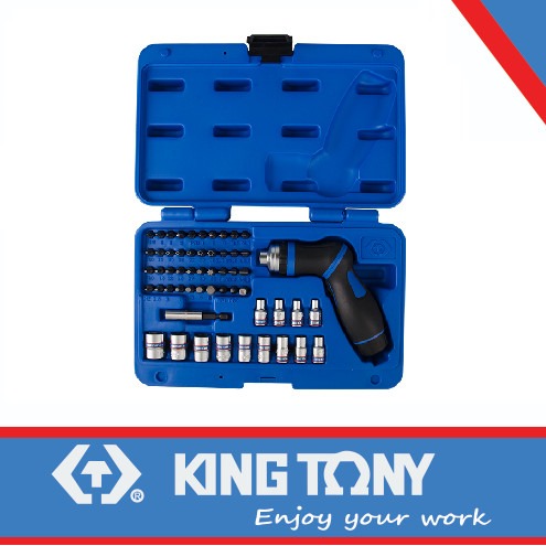 [EZM.8900792] OBENG MURAH RATCHET DAN SOCKET SET 55PC 1/4 KING TONY 02555MR