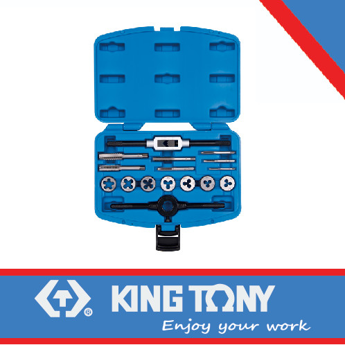 [EZM.8900842] 16PC. TAP & DIE SET METRRIC - KING TONY - 012916MQ1