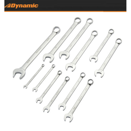 [EZM.8900917] KUNCI RING PAS SET 12 PIECE SAE DYNAMIC TOOLS D074222 KUNCI RING PAS