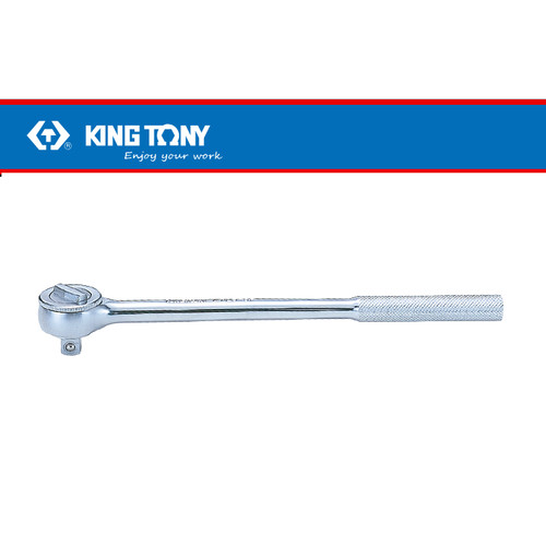 [EZM.8900974] REVERSIBLE RATCHET DR SETENGAH 10 CHROME KNURL 4725-10FR KING TONY