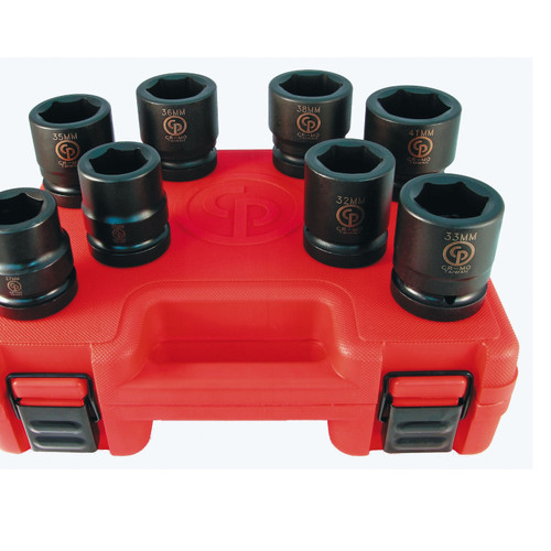 [EZM.8901192] IMPACT SOCKET SS818 1"DR 8PCS MET CHICAGO PNEUMATIC - PROMO !!!!