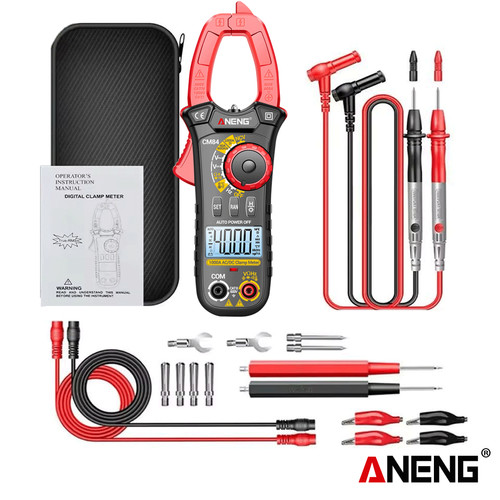 [EZR.2000075] Aneng CM84 Pro Clamp Meter 4000 Count DC/AC Current Voltage Multimeter NCV Sensing Hertz
