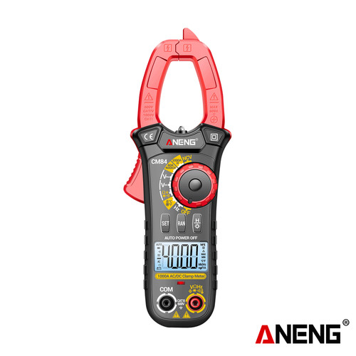 [EZR.2000076] Aneng CM84 Clamp Meter 4000 Count DC/AC Current Voltage Multimeter NCV Sensing Hertz