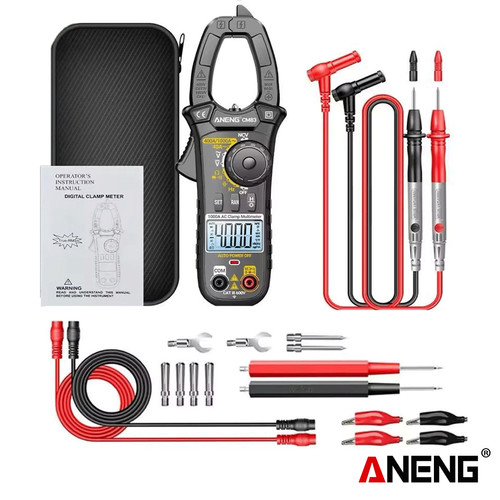 [EZR.2000077] Aneng CM84 Pro Digital Clamp Meter DC/AC Current 4000 Counts MultimeterTester Car Amper Capacitor