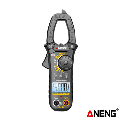 [EZR.2000078] Aneng CM84 Digital Clamp Meter DC/AC Current 4000 Counts MultimeterTester Car Amper Capacitor