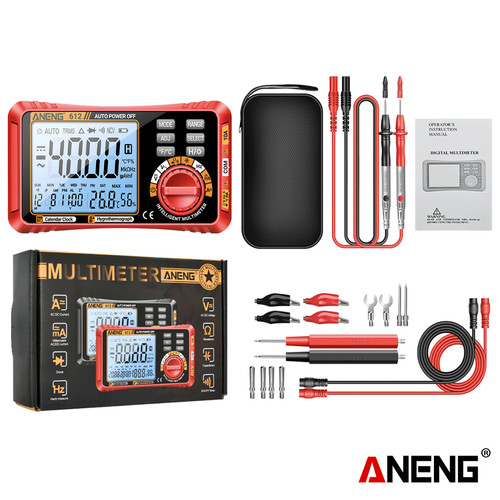 [EZR.2000082] Aneng 612 Pro Smart 3 in 1 Digital Multimeter 4000 Count Real-time Power-off Measuring Tester