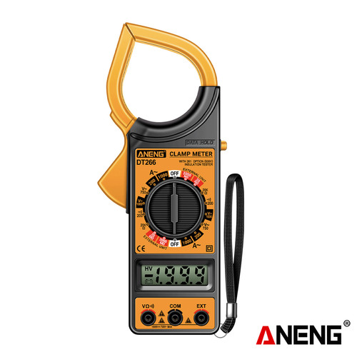 [EZR.2000087] Aneng DT266 LCD1999 Counting Digital Clamp Meter ACDC Voltage Tester AC Current 1000A
