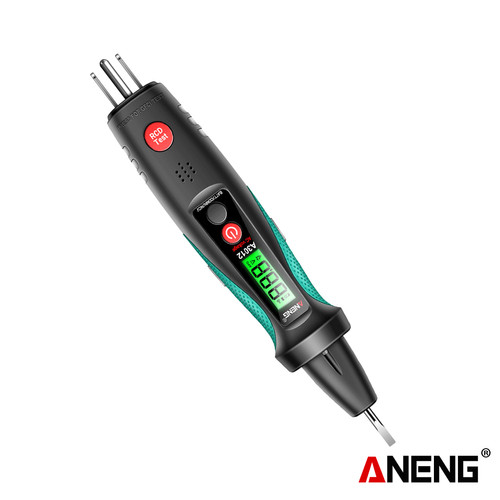 [EZR.2000098] Aneng A3012 Multifunctional Socket Circuit Analyzer AC/DC Voltage Tester Intelligent Power Polarity Detector Leakage Test Tools