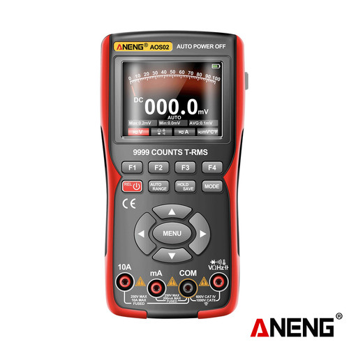 [EZR.2000104] Aneng AOS02 Digital Oscilloscope Transistor Test Multimeter 48MS/s Sampling Rate 10MHZ Analog Bandwidth Support Waveform Storage