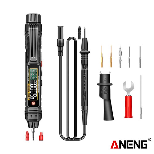 [EZR.2000125] Aneng A3005D Pro 6000 Counts Pen-type Digital Multimeter True RMS NCV