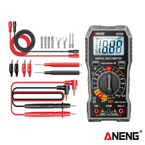 [EZR.2000366] Aneng SZ06 Pro Multitester Digital Milliampere DC Current 20mA-10A
