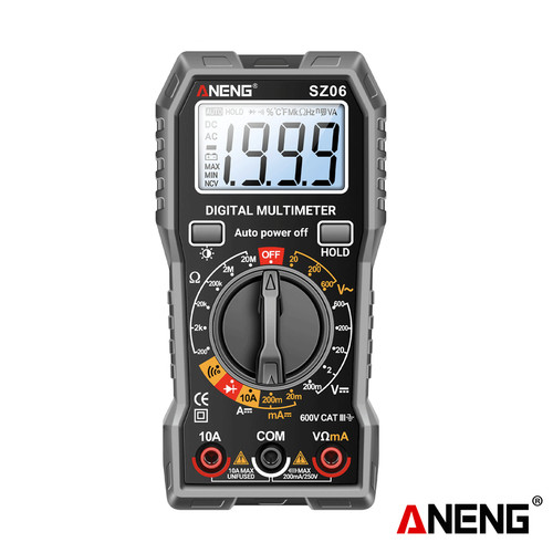 [EZR.2000367] Aneng SZ06 Multitester Digital Milliampere DC Current 20mA-10A