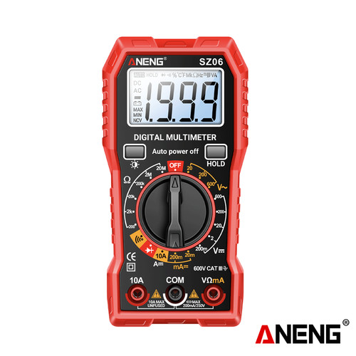 [EZR.2000128] Aneng SZ06 Digital Multimeter Voltage Resistance DC Current mA Ori