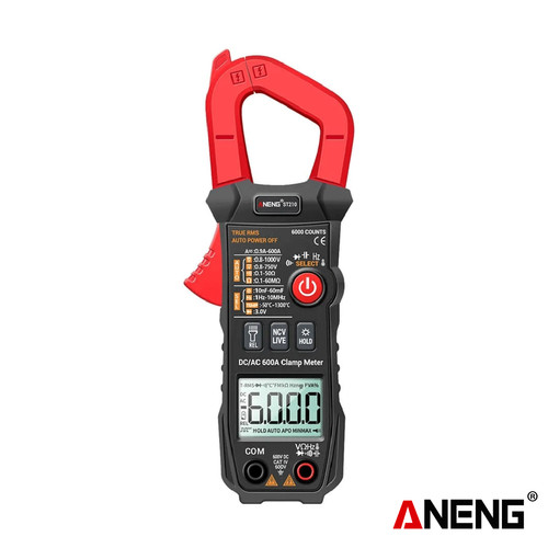 [EZR.2000129] Aneng ST210  True RMS 6000 Counts Professional Clamp Meter DC/AC 600A