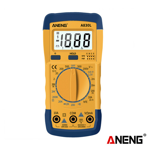 [EZR.2000135] Aneng A830L Digital Multitester AC DC Volt Buzzer Backlight Original