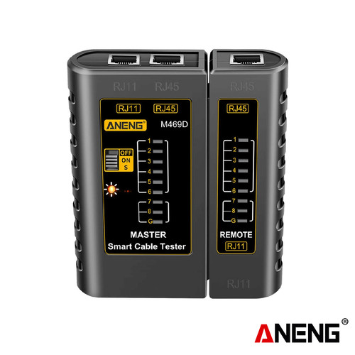 [EZR.2000137] Aneng M469D Tester Lan Jaringan Internet Telpon Network RJ45 RJ11