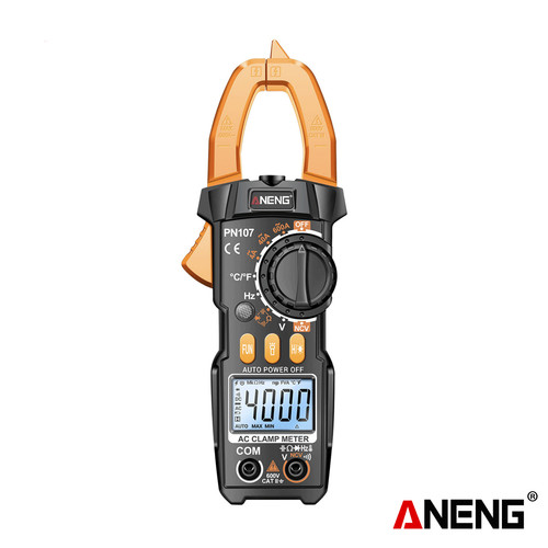 [EZR.2000147] Aneng PN107 Digital 4000 Counts Clamp Meter Volt Multimeter Diode NCV