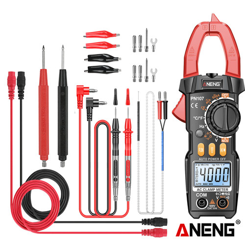 [EZR.2000148] Aneng PN107 Pro 4000 Counts Digital Clamp Meter 600A AC Current Tester