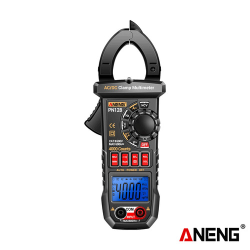 [EZR.2000379] Aneng PN128 4000 Counts Digital Clamp Meter AC Current NCV Multimeter
