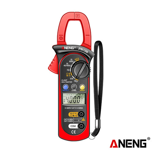 [EZR.2000381] Aneng PN106 Digital Clamp Meter 600A Series AC DC Frekuensi Ori