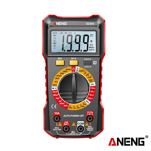 [EZR.2000157] Aneng SZ305 Multifunction Multimeter Digital NCV Battery Detection Ori