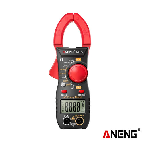 [EZR.2000382] Aneng ST170 Clamp Meter Digital Multimeter 500A AC Current NCV Diode