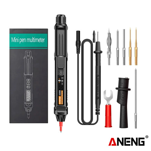 [EZR.2000171] Aneng A3009 Pro Mini Pen Multimeter Voice Broadcast 6000 Counts NCV