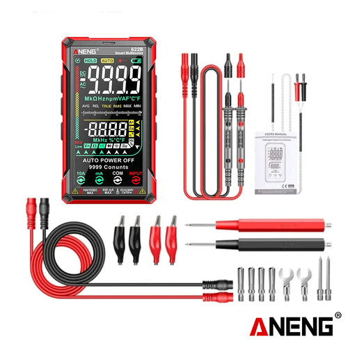 [EZR.2000177] Aneng 622B Pro 9999 Count Smart Professional Multimeter AC DC Voltage