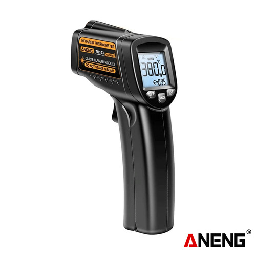 [EZR.2000385] Aneng TH103 Class II Laser Infrared Thermometer Tester Gun -20°C~380℃