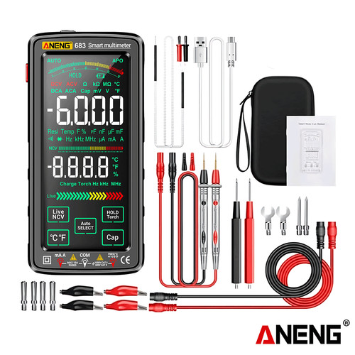 [EZR.2000195] Aneng 683 Pro Smart Touch Screen Multimeter AC/DC Voltage Test Current
