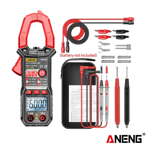 [EZR.2000215] Aneng PN104 Pro Multitester 6000 Count Voice Broadcast Capacitance NCV