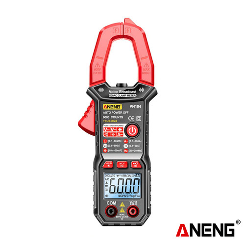 [EZR.2000216] Aneng PN104 Multitester 6000 Count Voice Broadcast Capacitance NCV Ohm