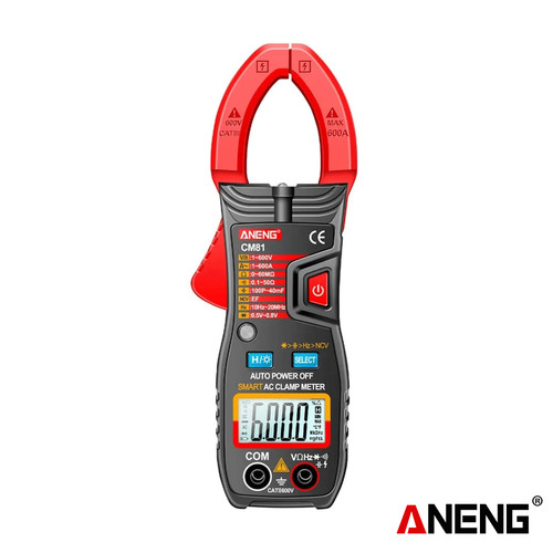 [EZR.2000219] Aneng CM81 Digital Clamp Meter AC Current Multimeter Car Amp Hz NCV