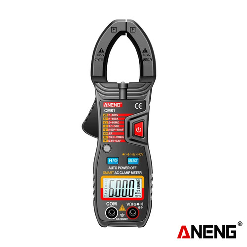 [EZR.2000220] Aneng CM81 Clamp Meter AC Current Ammeter Tester Car Hz Capacitance