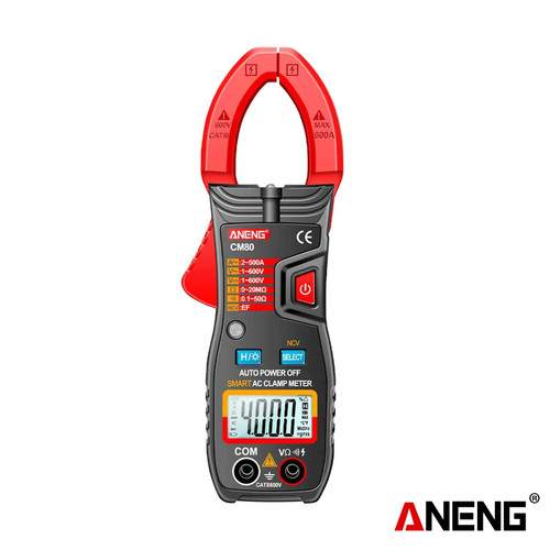 [EZR.2000223] Aneng CM80 Smart  AC Clamp Digital Multimeter AC Current Ncv Original