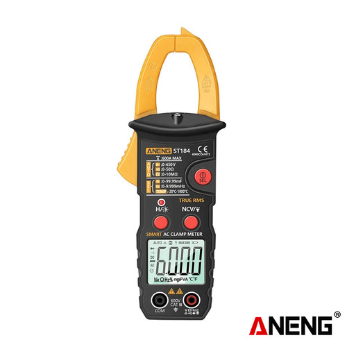 [EZR.2000391] Aneng ST184 Digital Clamp Multimeter Tang Ampere with Temperature Ori