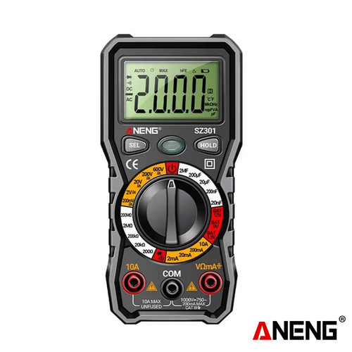 [EZR.2000228] Aneng SZ301 Digital Multimeter Voltage Tester with Pen Holder Original