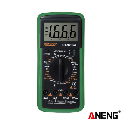 [EZR.2000396] Aneng DT9205A Digital Multimeter Professional Tester Meter Original