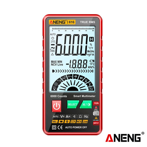 [EZR.2000241] Aneng 616 Digital Multimeter 6000 Counts Ultra thin Intelligent Ori