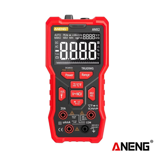 [EZR.2000258] Aneng AN82 Multimeter Digital Profesional 9999 Kapasitor NCV Original