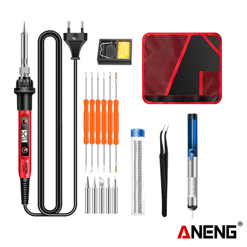 [EZR.2000264] Aneng SL102-17 Solder Digital Kit Set Adjustable Temperature Original