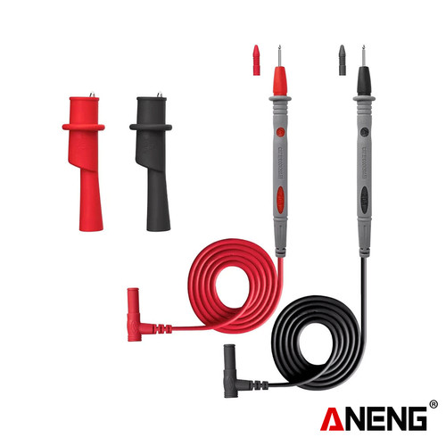 [EZR.2000276] Aneng PT1034 Kabel Multimeter Digital 20A Silicon Rubber Wire Original