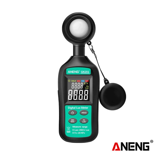 [EZR.2000413] Aneng GN201 Digital Lux Meter 200K Lux Meter Photometer Uv Original