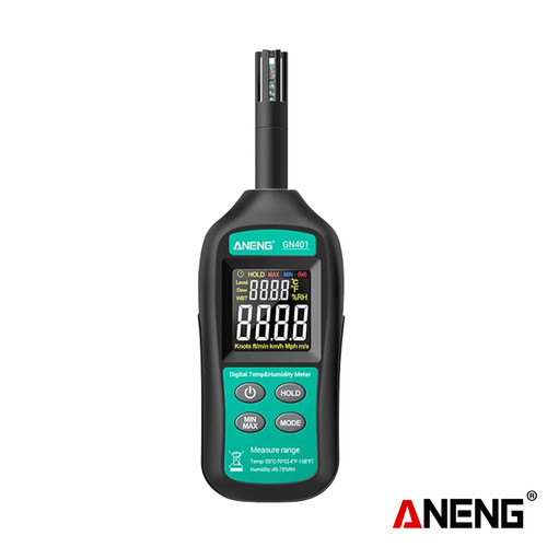 [EZR.2000284] Aneng GN401 Digital Portable Thermometer Hygrometer Gauge Original