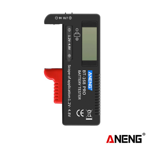 [EZR.2000421] Aneng BT-168 Pro Tester Baterai Display Digital Univesal Original