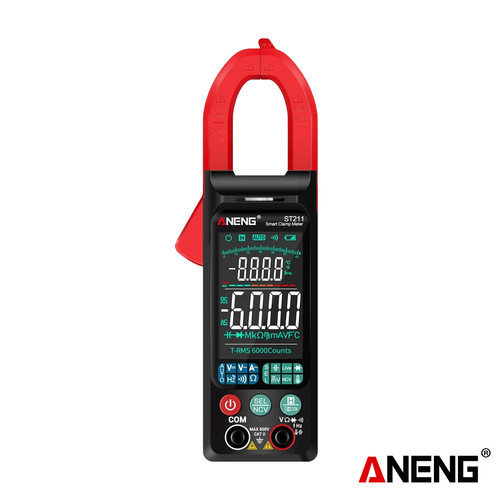 [EZR.2000423] Aneng ST211 Tang Amper Multimeter Tester Digital AC/DC Original