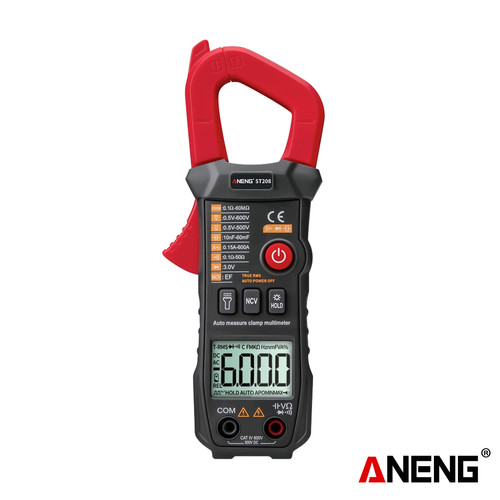[EZR.2000304] Aneng ST208 Auto Measure Clamp Multimeter AC/DC Current Original