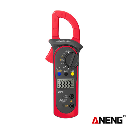 [EZR.2000305] Aneng ST202 Multimeter Voltage Tester Clamp with Temperature Original
