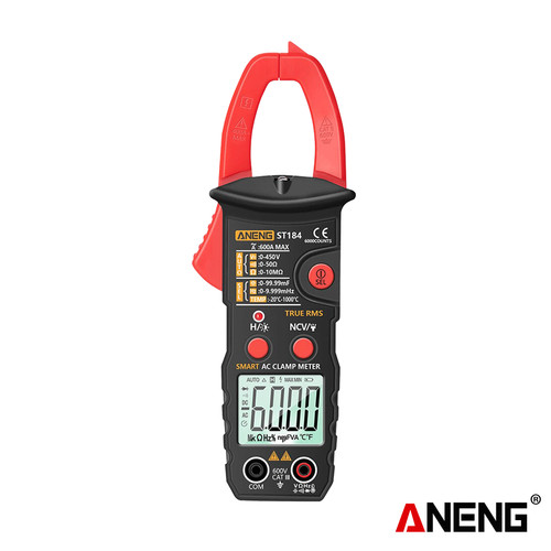 [EZR.2000426] Aneng ST184 Tang Ampere Clamp Meter AC/DC 6000 Counts Original