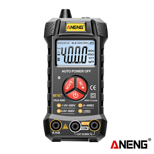 [EZR.2000317] Aneng M167 Digital Multimeter True RMS Voltage Tester Original
